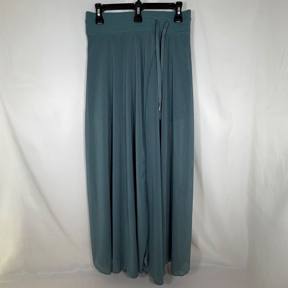 Halara High Waisted Drawstring 2-in-1 Mesh Maxi Skirt with Built-In Shorts Sz M